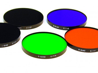 Custom Scientific 2″ Round UBVRI Filter Set